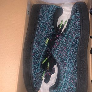 Colorful pumas
